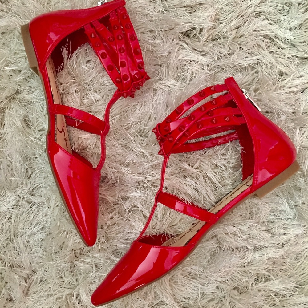 Jessica Simpson Noway Spiked Flats